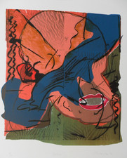 MATTHEW HILTON B1948 VERY FINE ORIGINAL SIGNED LIMITED EDITION PRINT 'DORA' 1996