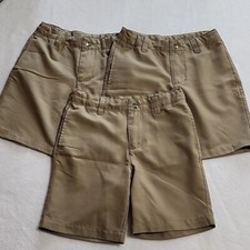 Boys Under Armour Golf Medal Play Short Set of 3 Pairs, Khaki, Size 5, PreOwned