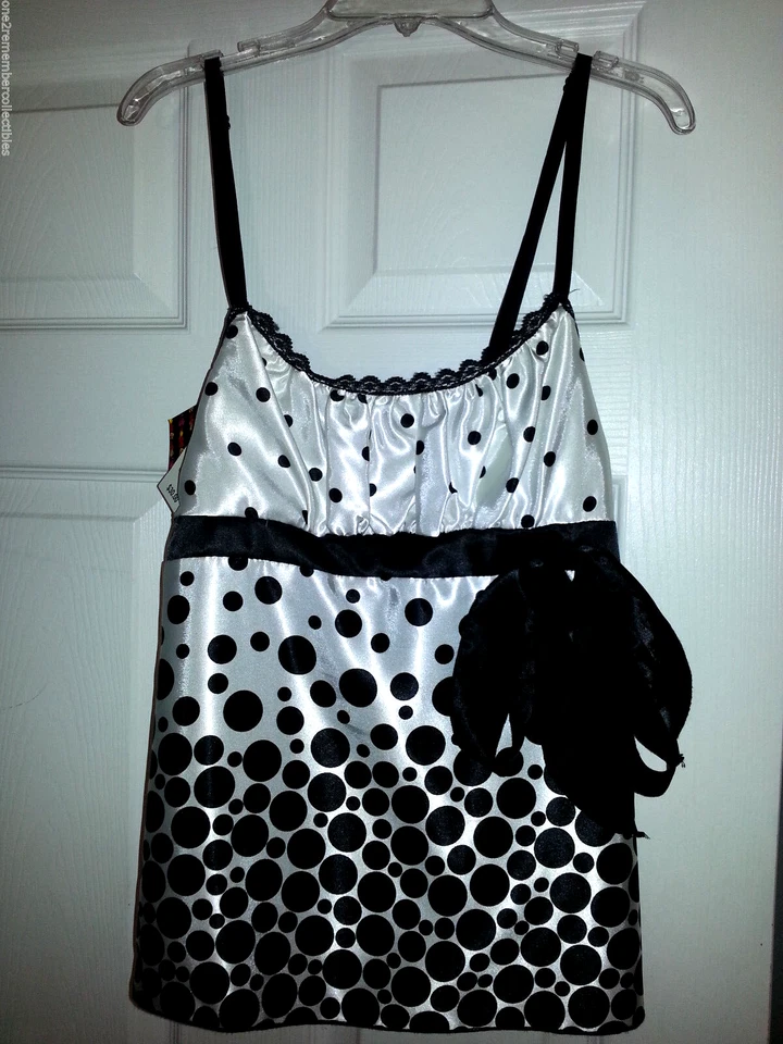 WOMEN'S Heart Soul CAMI TANK TOP Shirt SMALL Spaghetti Strap SLEEVELESS New NWT - Image 3 of 4