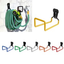 Metal Garden Hose Holder Wall Mounted Hose Hanger Reel Hose Storage Hook Bracket