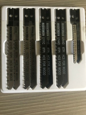 10 Blade Black & Decker, Ryobl, Hitachi, Kress, Stanley, Dewalt, Nakita, Skil