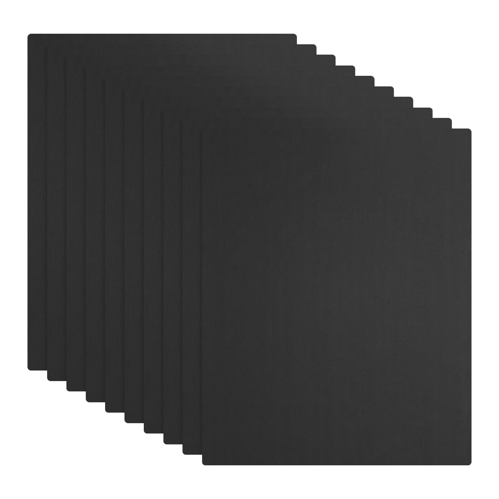 10 PCS Black Foam Board 8x10 Inch, 1/8 Inch Thick Foam Poster Board