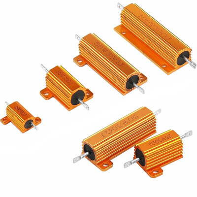 10W 25W 50W 100W Aluminium Metallgehäuse Hochleistungs Widerstand 0.1Ω Bis 200KΩ