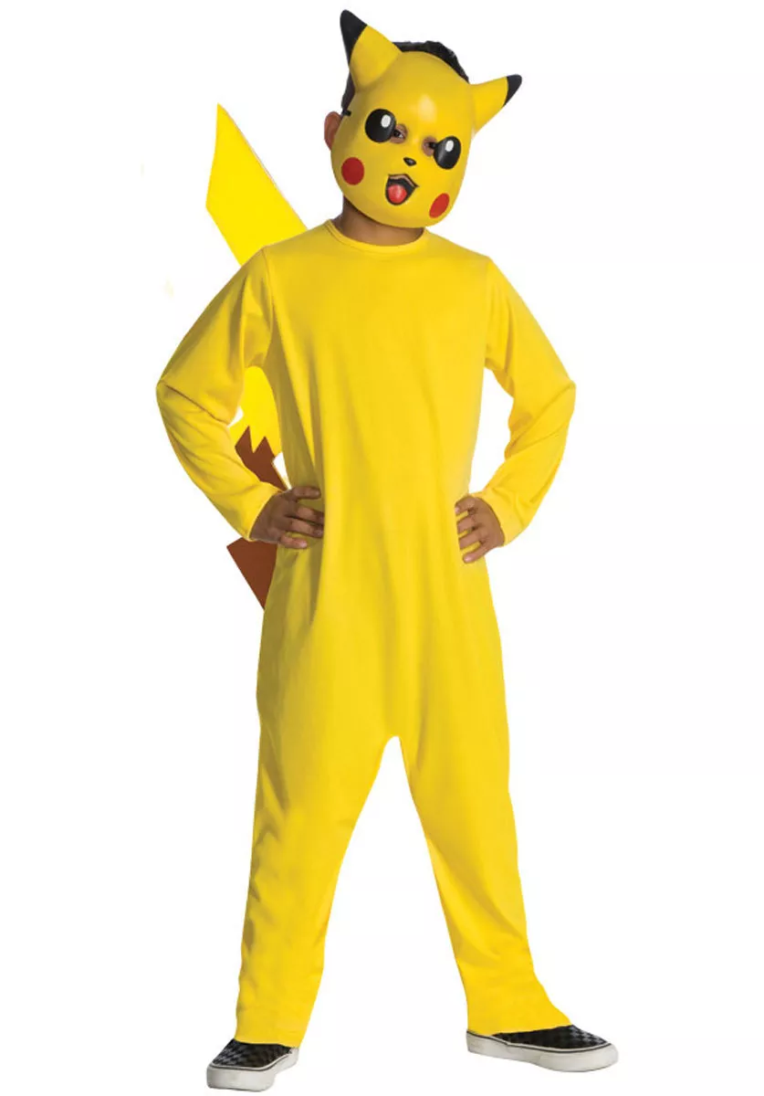 Pokemon Pikachu Boys Costume - Large ( Size 12-14 ) 884777