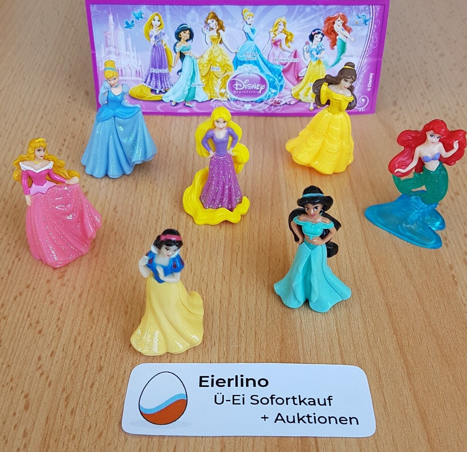 Maxi ü Ei Disney Prinzessin 2022 NEU Komplettsatz + Disney Princess Prinzessinnen + 1 BPZ Ü-Ei Figuren