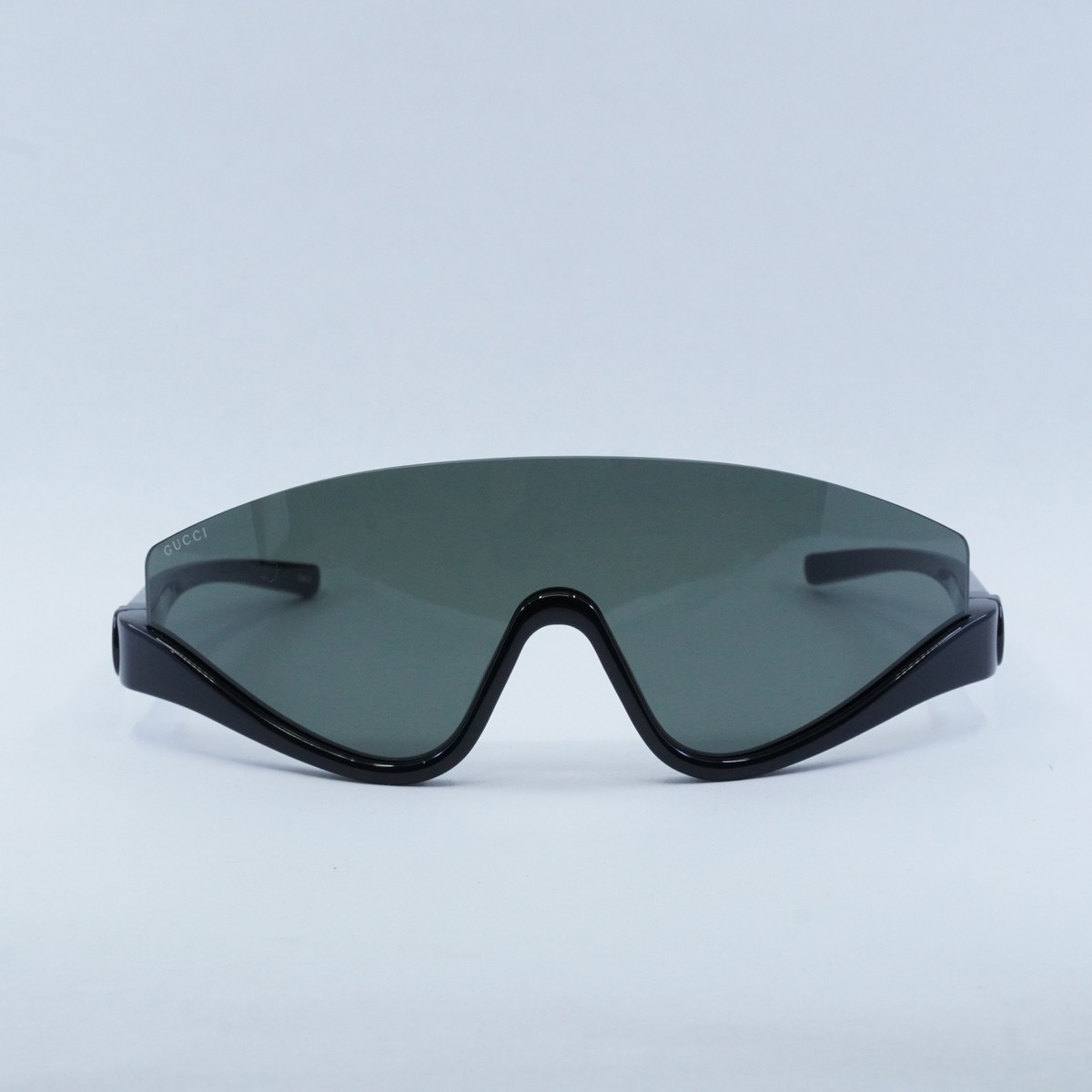 New GUCCI GG1650S 001 Shiny Black/Grey 99-1-110 Sunglasses 