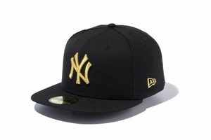 New ERA 59FIFTY Fitted Cap New York Yankees BLK x Gold Embroidery Japan  Tracking | eBay