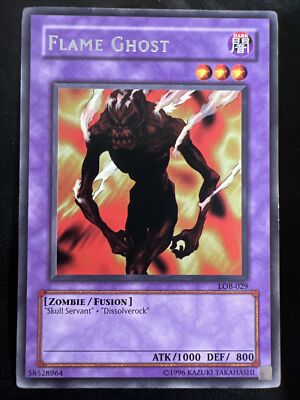 2x) Yu-Gi-Oh! TCG Flame Ghost Legend of Blue Eyes White Dragon LOB