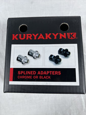 KURYAKYN FOR INDIAN SPLINED ADAPTERS MALE MOUNT GLOSS BLACK 8888
