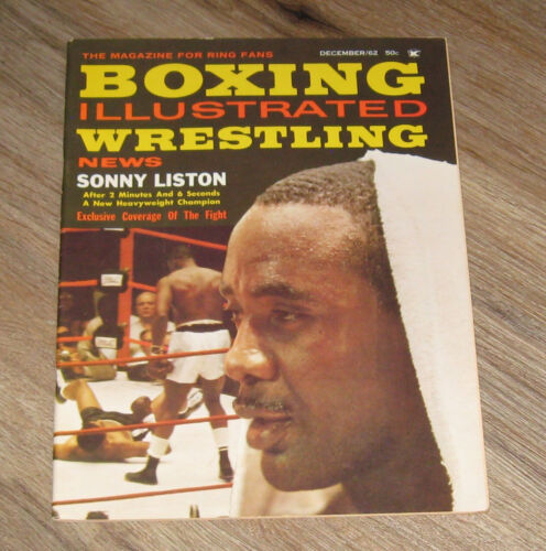 Boxing Illustrated magazine 1962 Ezzard Charles SONNY LISTON Jersey Joe Walcott - Zdjęcie 1 z 2