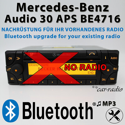 Bluetooth Nachrüstung Umbau für Mercedes Audio 30 APS BE4716 Modernisierung BT