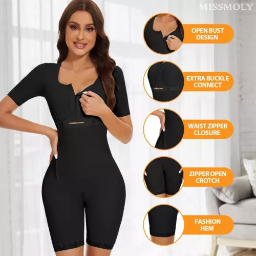 Snatched Body Women's Stage 1 Full Body Shapewear Faja Colombiana Post Surgery - Picture 7 of 20