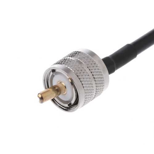 RF Coaxial Cable Connector UHF PL259 Male to UHF Male PL259 RG58 Pigtail Cable 5 - Zdjęcie 7 z 7