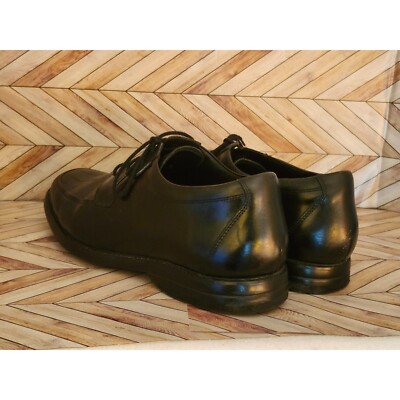 Men Mephisto Air Jet Black Leather Lace Up Oxford Shoe Size  display picture 3