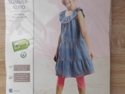 Mädchenkleid Kleid Sommerkleid Mädchen  von Pocopiano Gr.92