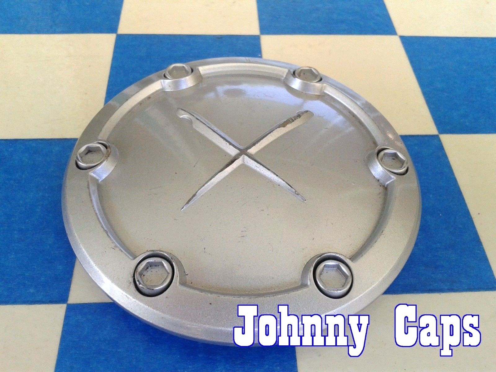 X POWER Wheels Silver Center Caps #N/A Custom Wheel Center Cap (1)