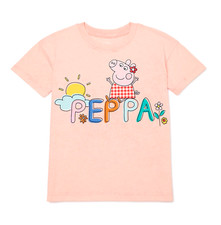 Peppa Pig Toddler Girls Short Sleeve Crewneck T-Shirt