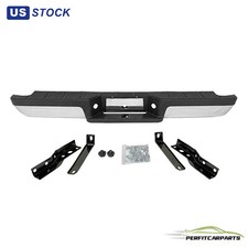 Chrome Steel Rear Step Bumper Assembly For 1993-2011 Ford Ranger Fleetside Only