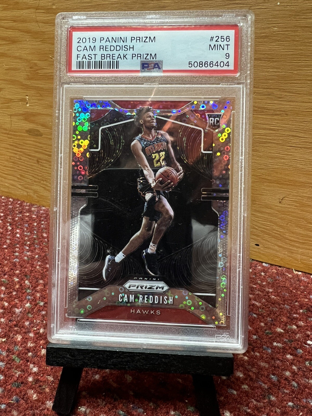 2019-20 Panini Prizm Fast Break Cam Reddish #256 PSA 9 MINT Rookie RC