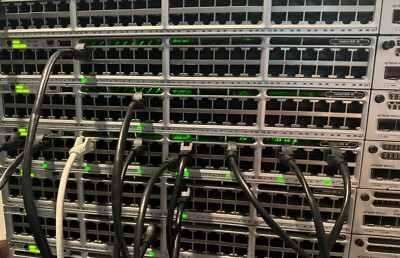 Cisco WS-C3850-48T-L Switch With 1x PWR-C1-350WAC TESTED E5 LOG  03.07.05.E