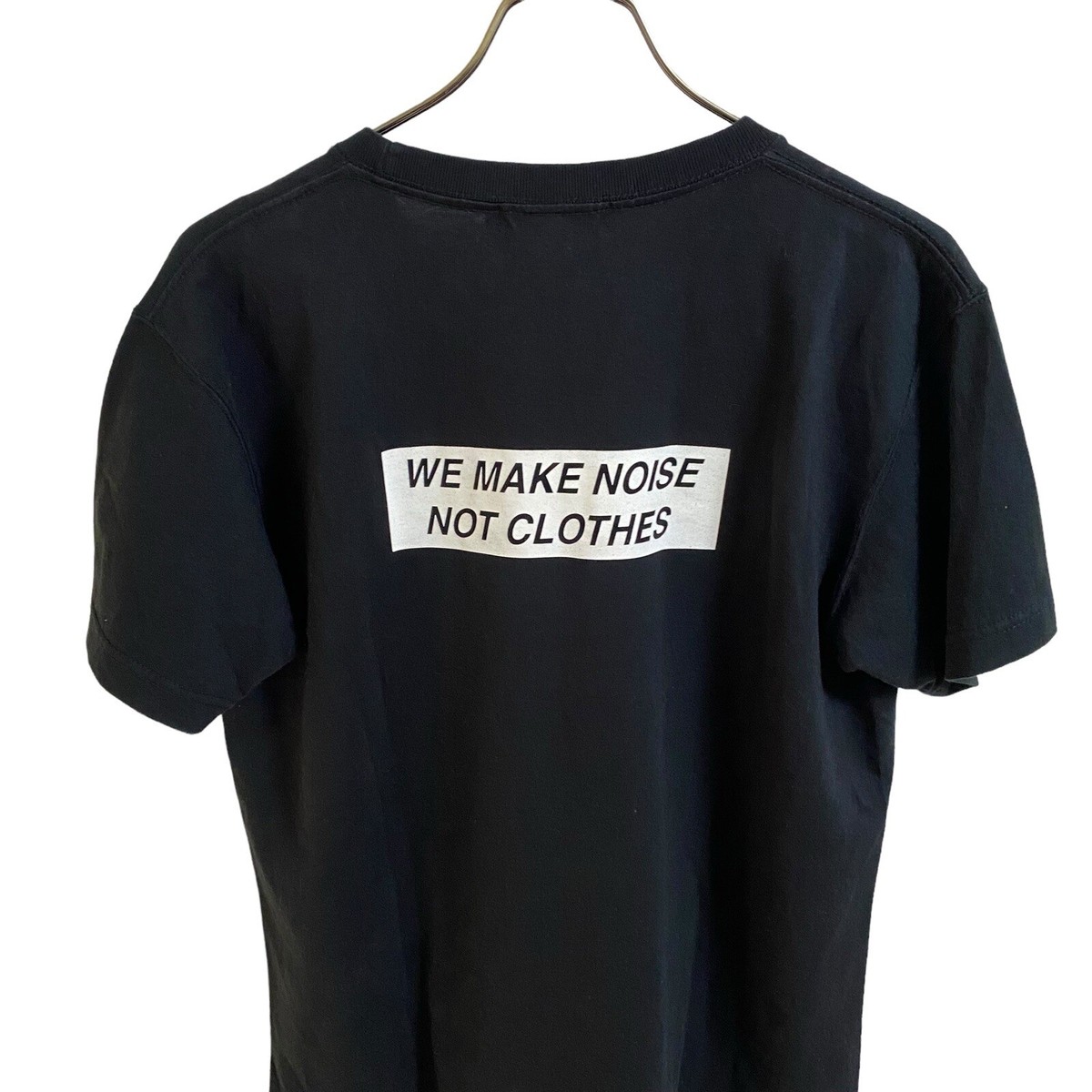 UNDERCOVER 2018SS T-Shirt SIZE:M Black ME MAKE NOISE NOT