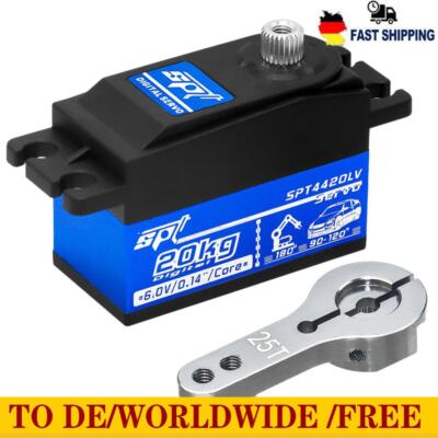 20kg Low Profile Servo High Torque Servo RC Digital Micro Servo for 1/10 RC Car