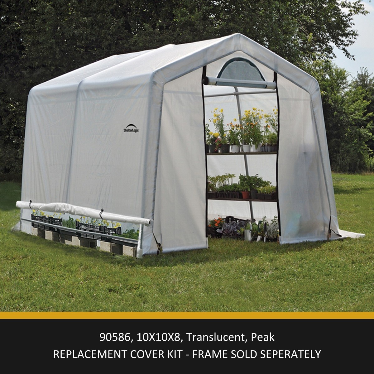 ShelterLogic Greenhouse Replacement Cover Kit (FRAME SOLD