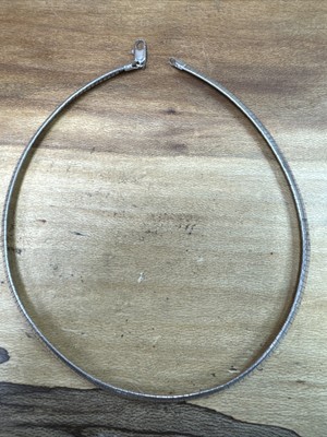 Sterlingsilber 925 flexible Omega Halskette 25g 16 Zoll 7 mm x41
