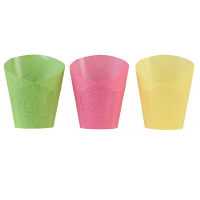 bertopf Papier Pflanztopf Set gewebt Farben Pink Gelb Grn 9cm H18cm 9  Stck | eBay.de