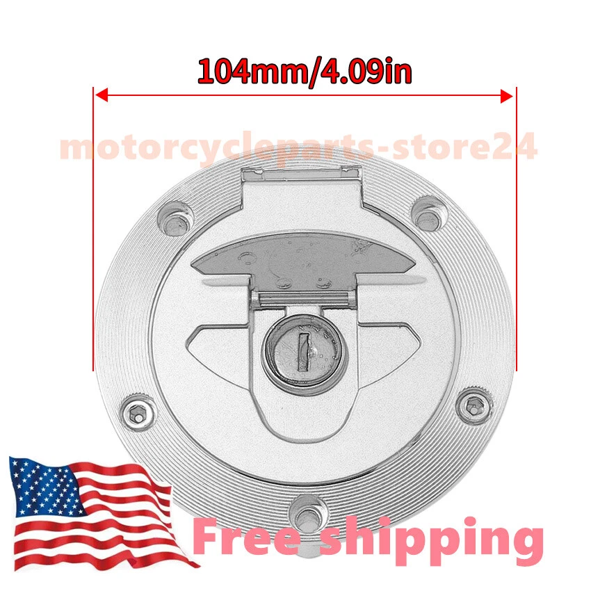 Gas Fuel Tank Cap Key Set for Triumph Daytona 900 1200 Super III 93-06 T2400032 Foto 2 de 4