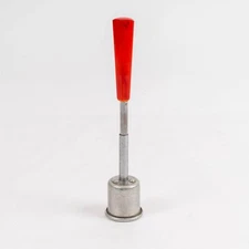 Dunk's Hostess Ice Chipper Pick 4-Prong Plunger Red Bakelite Handle