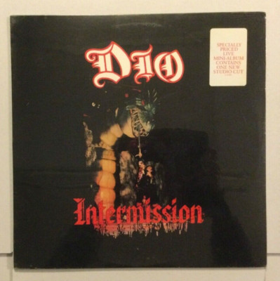 SEALED DIO INTERMISSION 1986 ORIGINAL 1ST PRESSING HYPE STICKER