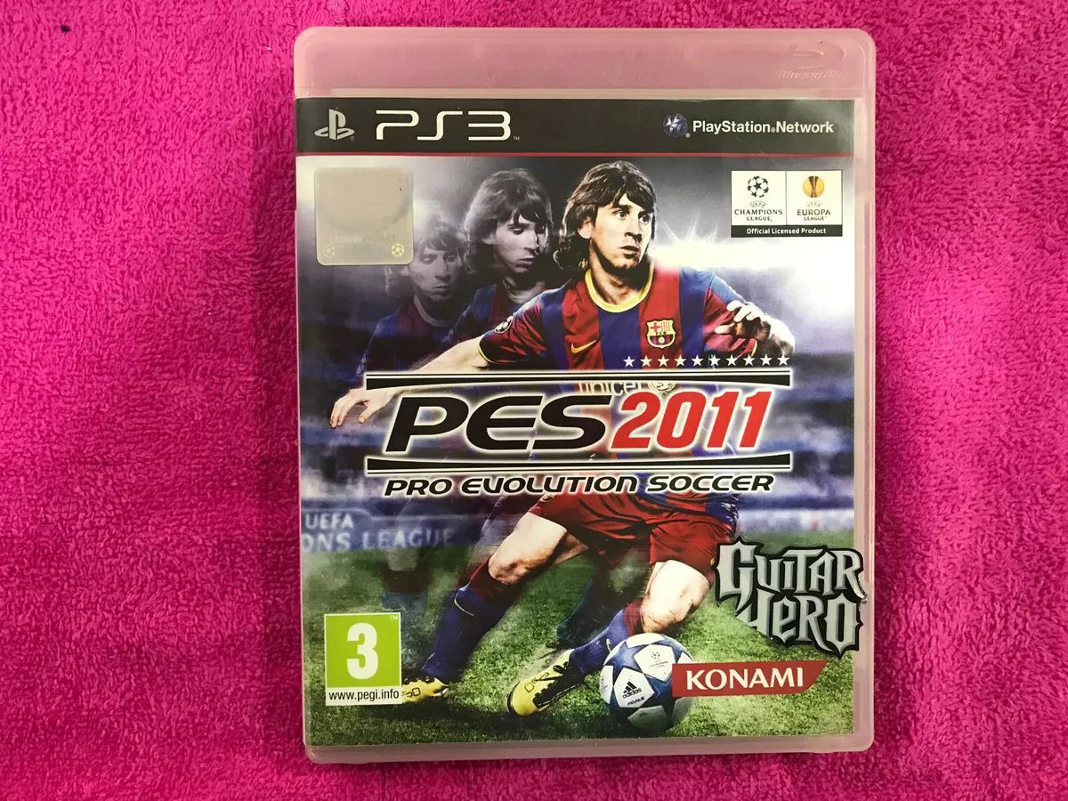 PES2011 Pro Evolution Soccer PS3 Konami Guitar Hero Pes 2011 PLAYSTATION 3