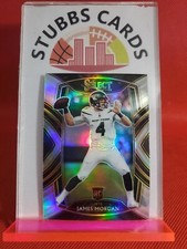 2020 Panini Select James Morgan Silver Prizm Club Level RC #284 Jets