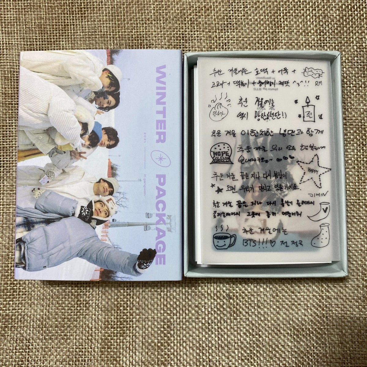 BTS [ Winter Package 2021 Mini Photo Box ] Photocard / New, Rare