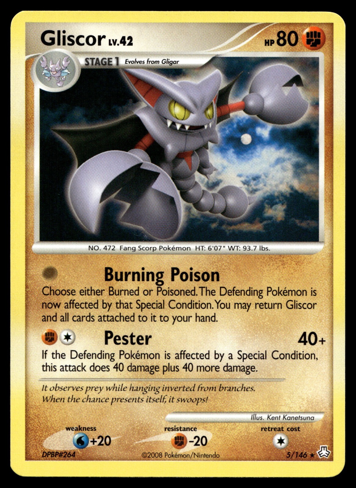 Gliscor 5/146 - Legends Awakened - Pokemon Card Rare LP/NM