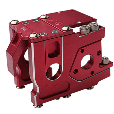 GPM Aluminum 7075-T6 Quick Release Motor Base Red for 1/8 Traxxas ...
