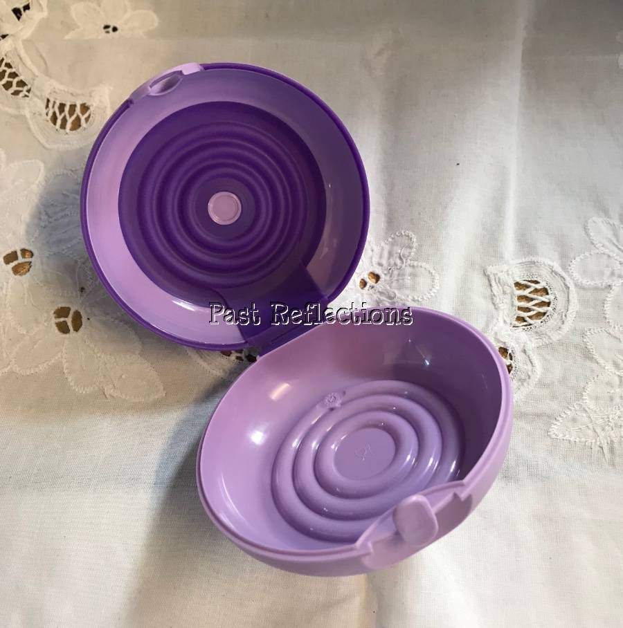 TUPPERWARE ROUND ACCESSORY STUFFABLE ORGANISER KEEPER PURPLE | eBay