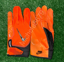 Nike NFL OBJ PE Vapor Jet 6.0 Football Gloves Orange Black Size 2XL New