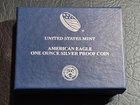 Beautiful 2014 W American Eagle Proof Silver Dollar in Box/COA