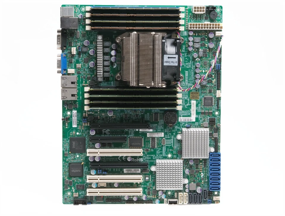 Workstation/Server-Bundle Supermicro X9SRH-7F Intel Xeon E5-1650v2, 128GB Lüfter - Bild 2 von 4