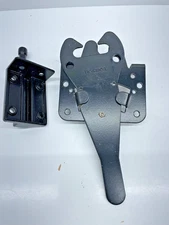 Gate Latch with Padlock Hole – Black, Outdoor Fence & Shed Door