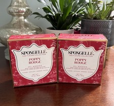 Spongelle Buffer POPPY ROUGE 20 washes x2 NEW IN BOX