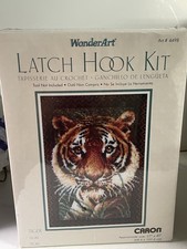 WonderArt Caron Tiger 27  x 40  Latch Hook Kit NIB