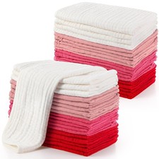 Burp Cloths Large 20x10 Inch 100 Cotton 6 Layers Absorbent Bright 20 PCS