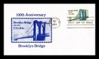 Dr Jim Stamps Brooklyn Bridge 100th Anniversary First Day Issue Cachet Cover