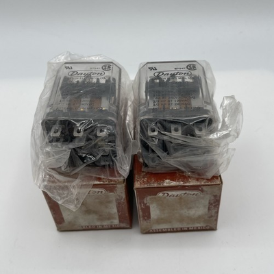 #ad Dayton 5X840 General Purpose Relay 10A 3PDT 11 Pin 24VAC Coil Lot of 2 New $33.00