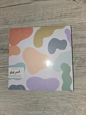 Idlewild Co. Colorful Blobs 200 Sheet Desk Pad Note Pad Office 6” x 6”