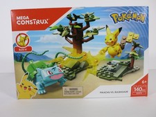 Mega Construx DYF11 Pokemon PIKACHU vs BULBASAUR 140 Pieces