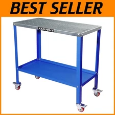 Portable 36''x18'' Welding Cart with 1200 lbs Load Capacity & Tool Storage Tray